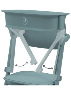 Lernturm-Aufsatz für Hochstuhl "Lemo" in Blau