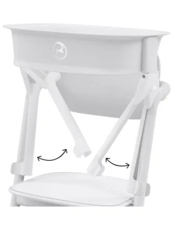 Lernturm-Aufsatz für Hochstuhl "Lemo" in Weiß