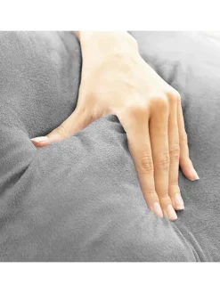 Lesekissen in Grau - (B)45 x (H)90 x (T)20 cm