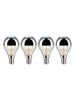 Leuchtmittel Bundle 4x LED Tropfen Kopfspiegel F