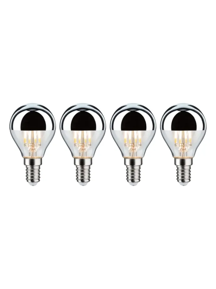 Leuchtmittel Bundle 4x LED Tropfen Kopfspiegel F