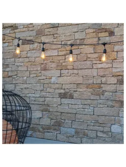 Lichtergirlande "Mafy" in Schwarz - (L)1000 cm