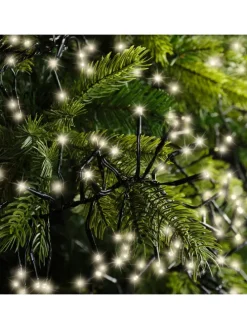 Lichterkette CLUSTER TWINKLE 768 LED 7 m, schwarzes Kabel in warm weiß