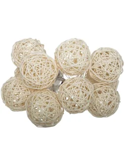 Lichterkette in beige