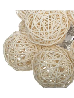 Lichterkette in beige