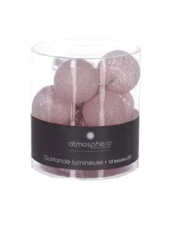 Lichterkette in rosa