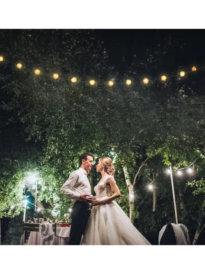 Lichterkette Rosen in Weiß - (L)3,3 m