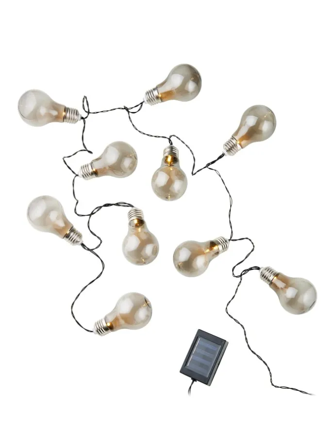 Lichterkette SUNLIGHT Solar in Grau