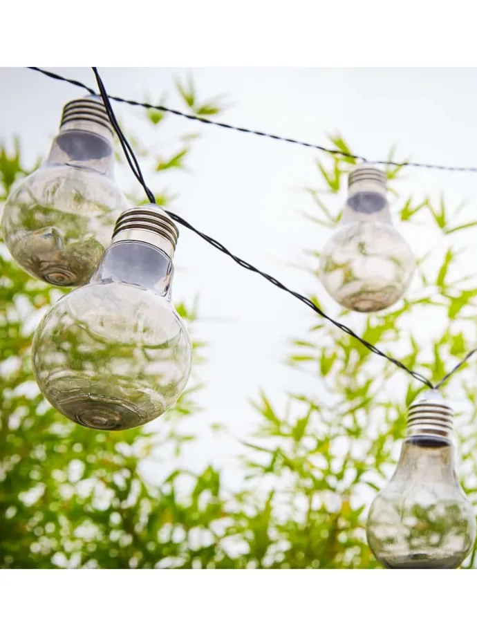 Lichterkette SUNLIGHT Solar in Grau