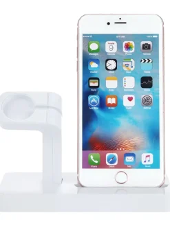 Lightning-Docking-Station für iPhone und Apple Watch in Weiß