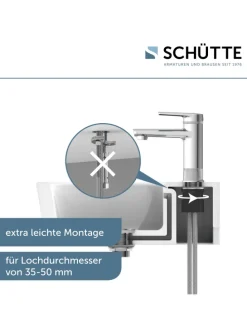 LIVERPOOL Waschtischarmatur, Chrom