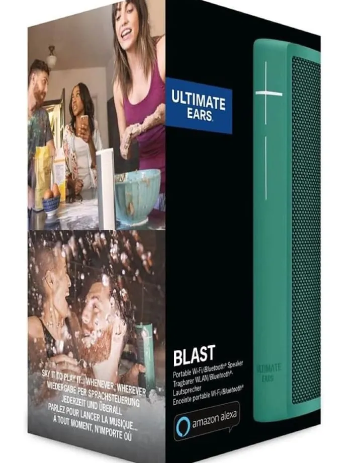 Logitech Blast Tragbarer Bluetooth Lautsprecher in Grün