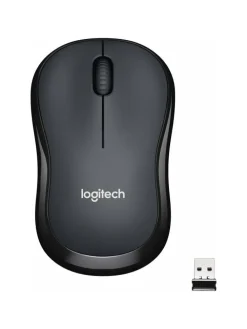 Logitech M220 SILENT Kabellose Maus, 2,4 GHz mit USB-Empfänger, in Anthrazit