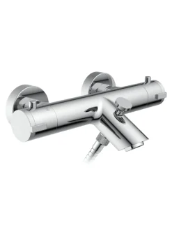 LONDON Thermostat Wannenfüllarmatur, Chrom