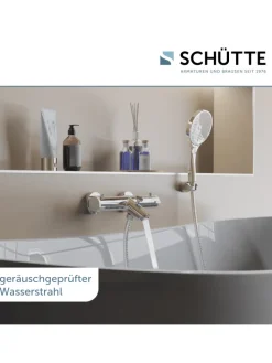 LONDON Thermostat Wannenfüllarmatur, Chrom