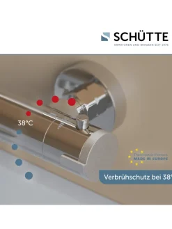 LONDON Thermostat Wannenfüllarmatur, Chrom