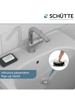 LONDON Waschtischarmatur, Chrom, mit herausziehbarer Haarbrause