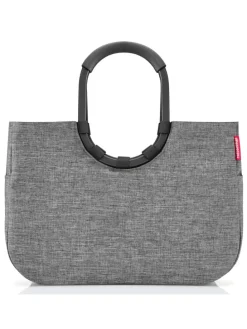 Loopshopper L Frame Shopper Tasche 46 cm in frame twist silver