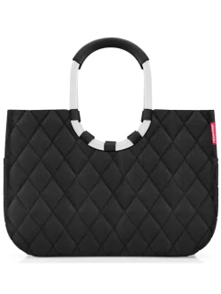 Loopshopper L Shopper Tasche 46 cm in rhombus black