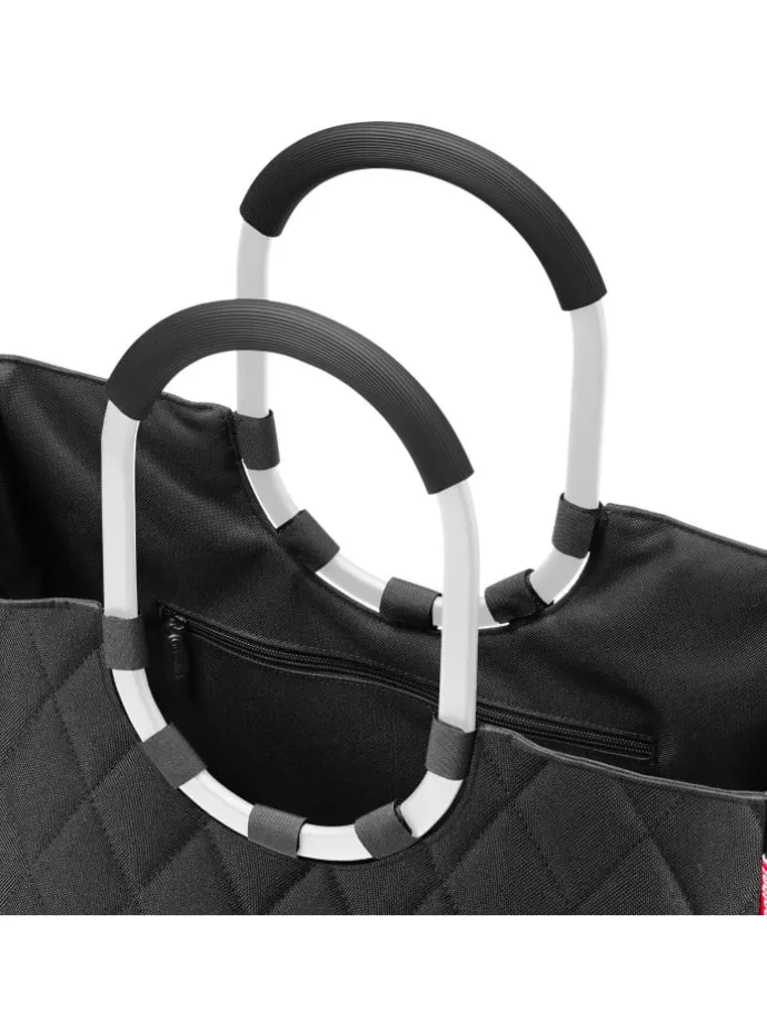 Loopshopper L Shopper Tasche 46 cm in rhombus black