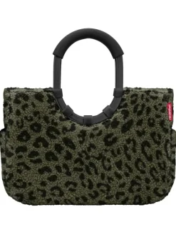 loopshopper M / Shopper 40 cm (teddy leo olive) in teddy leo olive