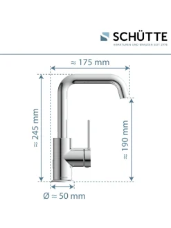 LOS ANGELES Waschtischarmatur, Chrom