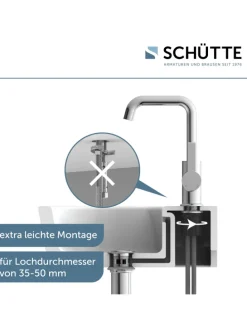 LOS ANGELES Waschtischarmatur, Chrom