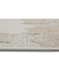 Läufer Beach Flower in beige, hellblau, gelb