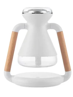 Luftbefeuchter in Weiß/ Natur - (B)15 x (H)17 x (T)11 cm