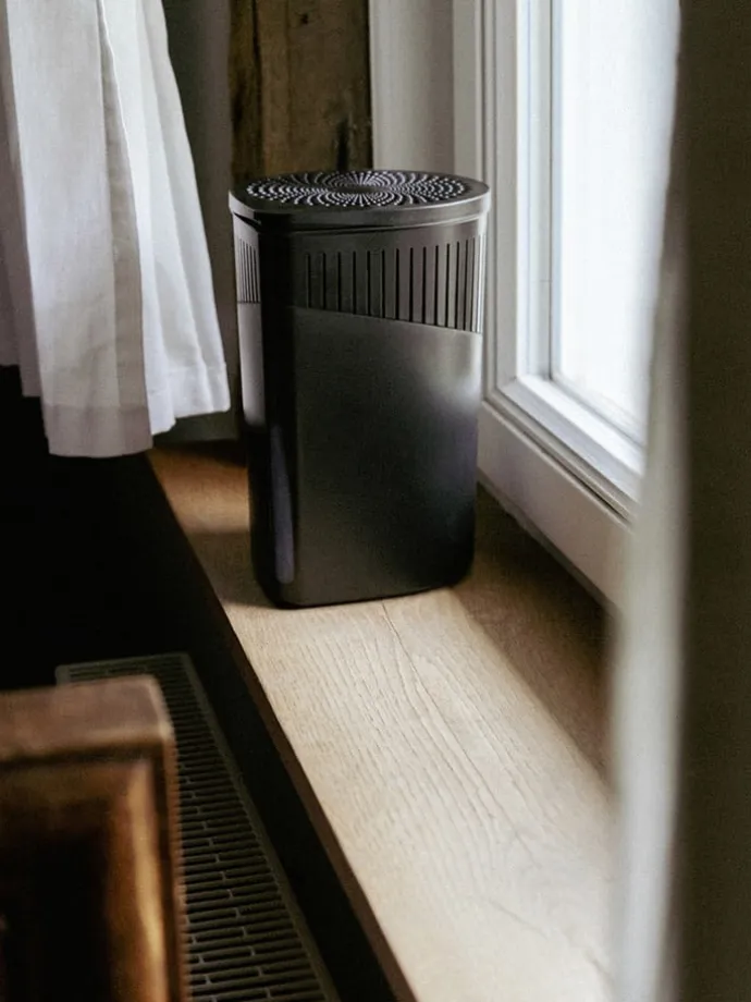 Luftentfeuchter "Drop Black" in Schwarz - (H)23 cm