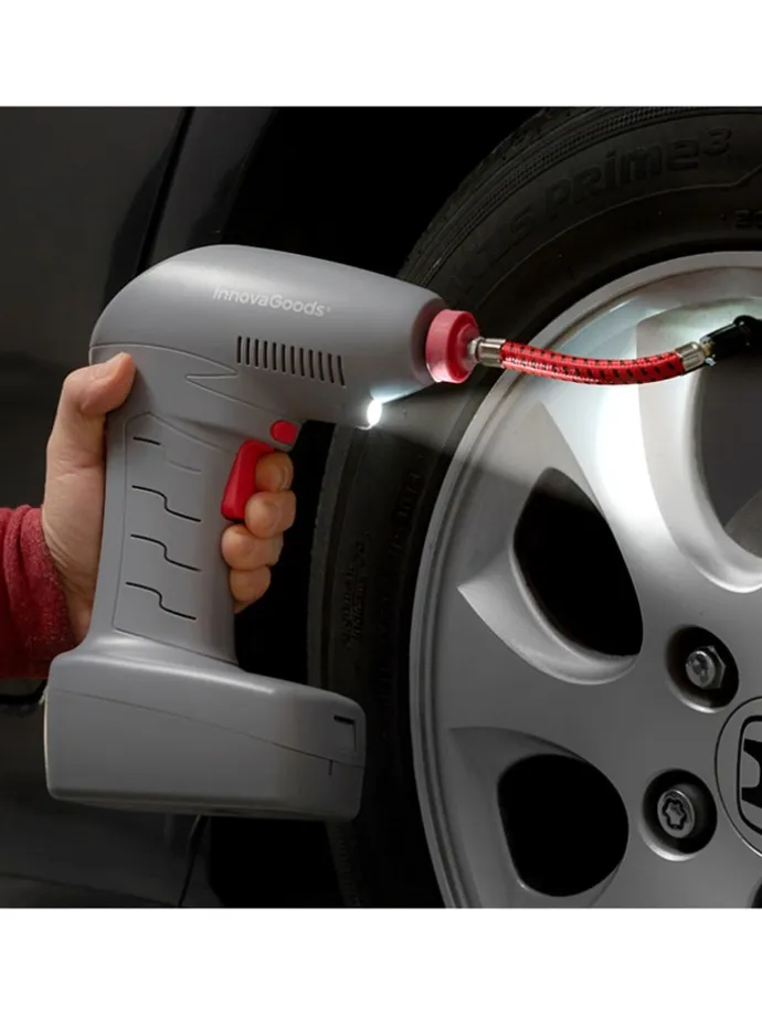 Luftkompressor in Grau - (B)18 x (H)25 x (T)8 cm