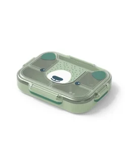 Lunchbox ''Bear'' in Grün - (B)28,2 x (H)5,7 x (T)21,4 cm