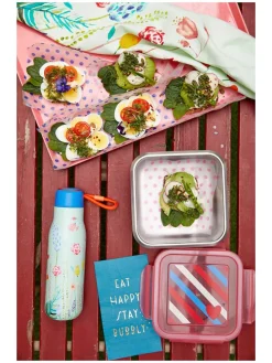 Lunchbox in Rosa - (B)19 x (H)8,5 x (T)19 cm