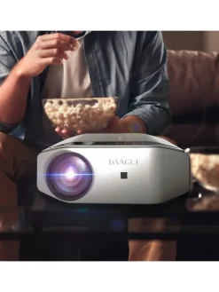 LV-HD500 LED-Projektor Full HD in silber