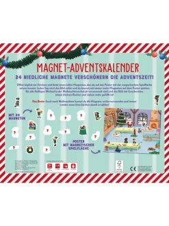Magnet-Adventskalender | Mit den Wichteln durch den Advent. 24 Magnete und...