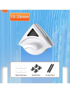 Magnetischer Glasreiniger , 8 - 15 mm Glasdicke