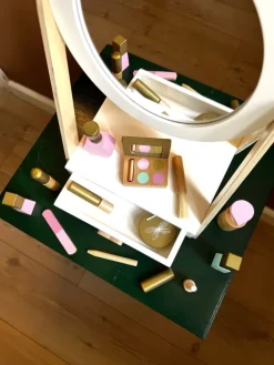 Make-Up-Spiegel in Weiß - (B)25 x (H)40 x (T)20 cm