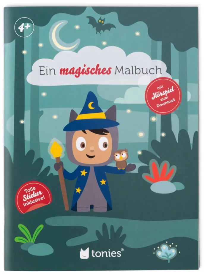 Malbuch "Freundschaftstag im Zauberwald" - ab 3 Jahren