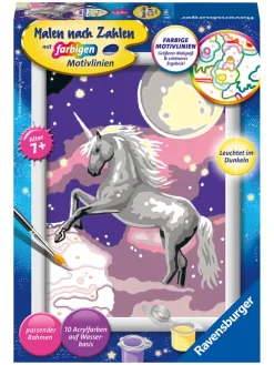 Malen nach Zahlen-Set: "Einhorn" - ab 7 Jahren