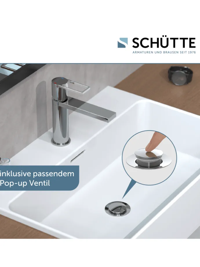 MANHATTAN Waschtischarmatur, Chrom