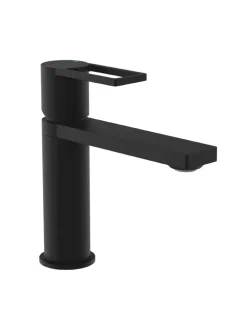 MANHATTAN Waschtischarmatur, Schwarz matt