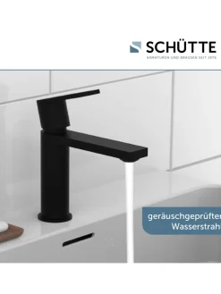 MANHATTAN Waschtischarmatur, Schwarz matt