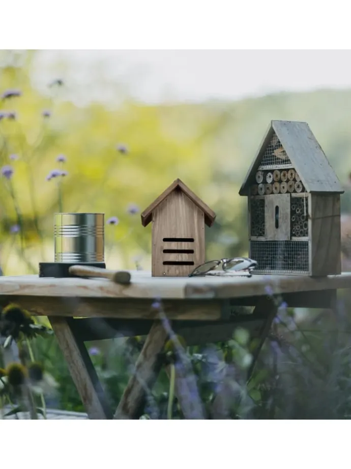 Marienkäferhaus in Braun - (B)17 x (H)22 x (T)10 cm