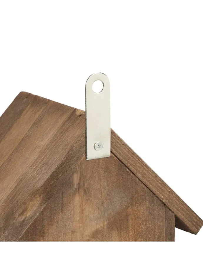 Marienkäferhaus in Braun - (B)17 x (H)22 x (T)10 cm