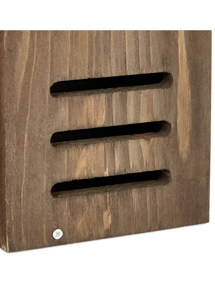 Marienkäferhaus in Braun - (B)17 x (H)22 x (T)10 cm