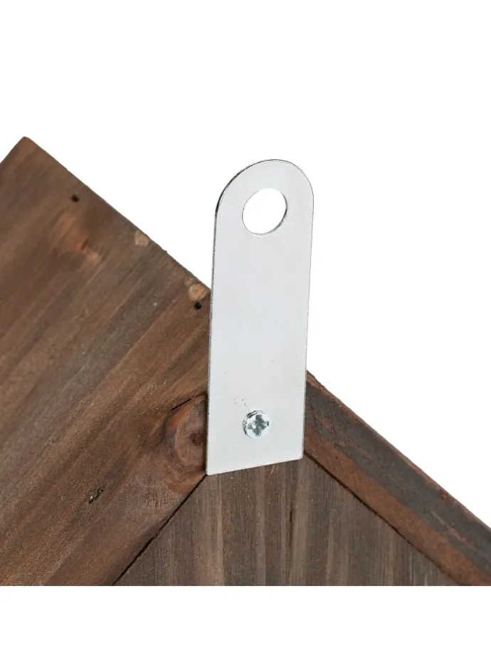 Marienkäferhaus in Braun - (B)18 x (H)23 x (T)10 cm