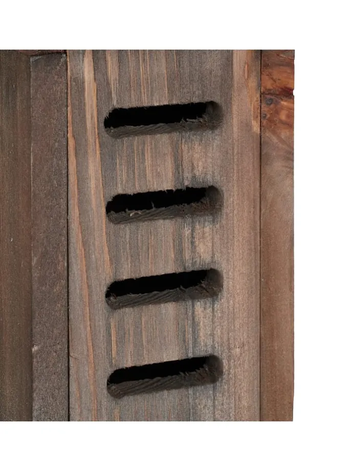 Marienkäferhaus in Braun - (B)18 x (H)23 x (T)10 cm