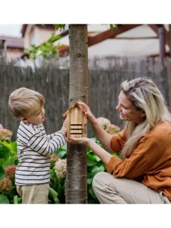 Marienkäferhaus in Natur - (B)17 x (H)22 x (T)10 cm