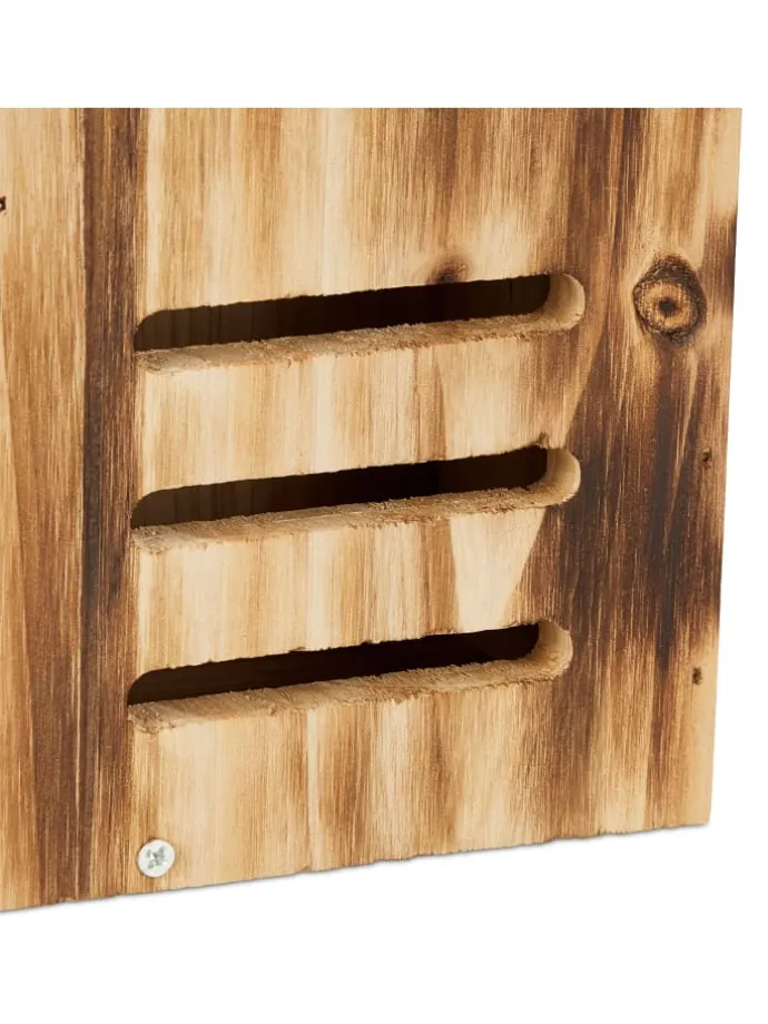 Marienkäferhaus in Natur - (B)17 x (H)22 x (T)10 cm