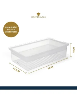 Marinadenbox in Transparent - (B)37 x (H)10 cm